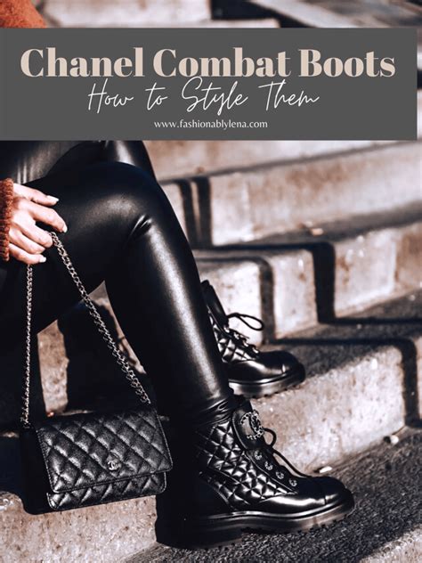 how to wear chanel combat boots|chanel quilted combat boots.